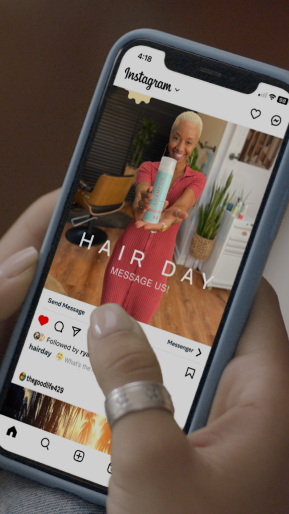 Meta: Ads that Click to Message with Hair Day